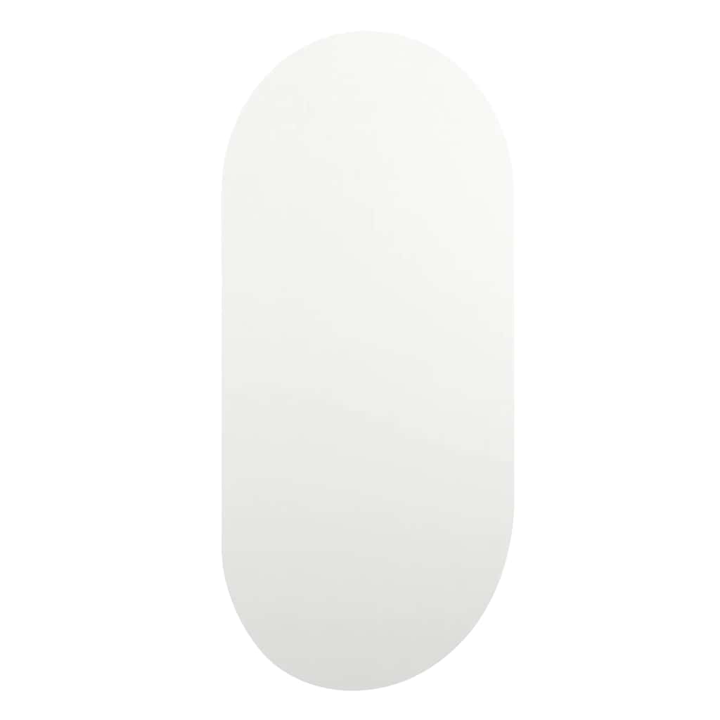 Espelho com luzes LED 80x40 cm vidro oval