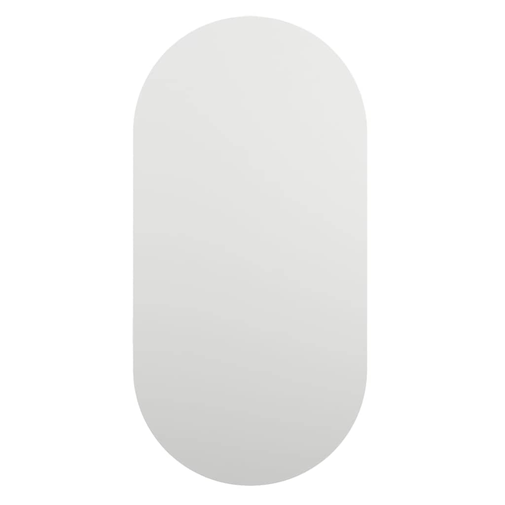 Espelho com luzes LED 80x40 cm vidro oval