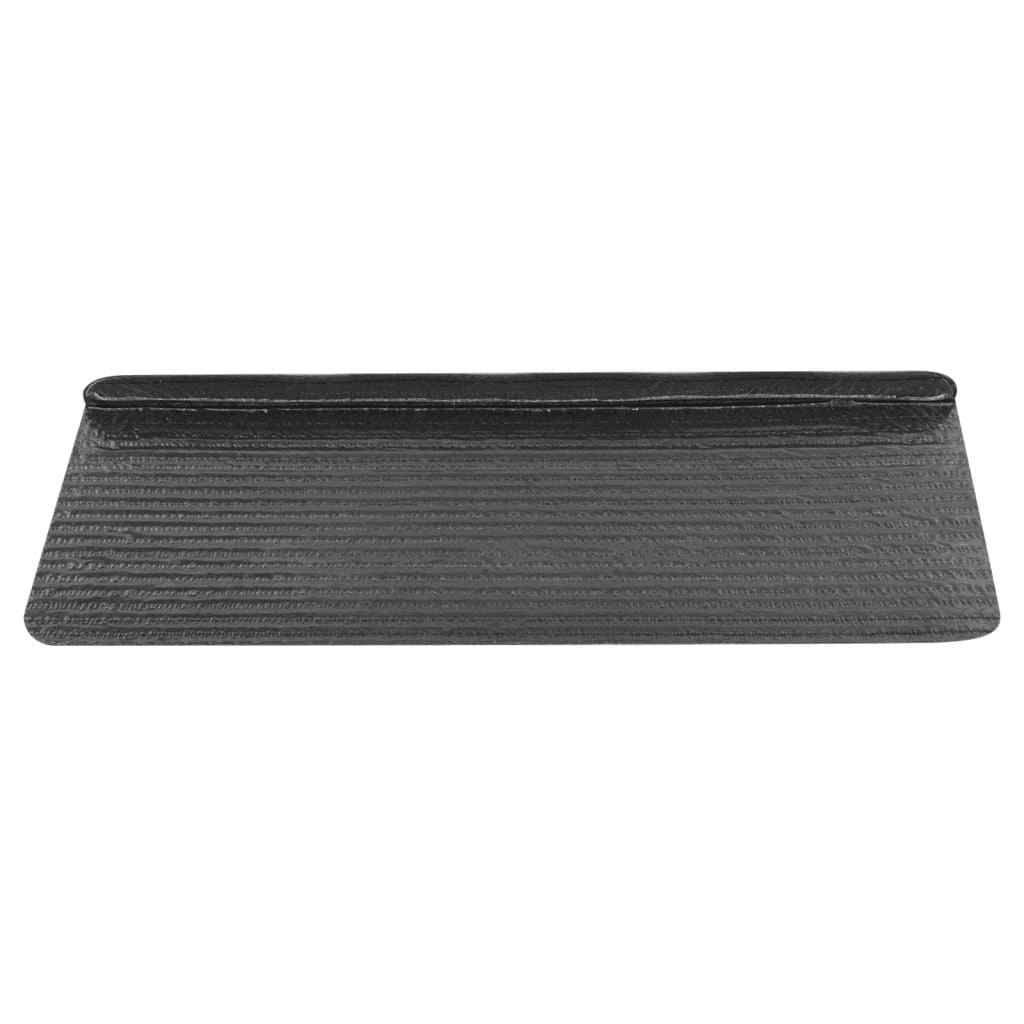 Tapetes de escada autoadesivos 15 pcs 65x24,5x3,5 cm bege