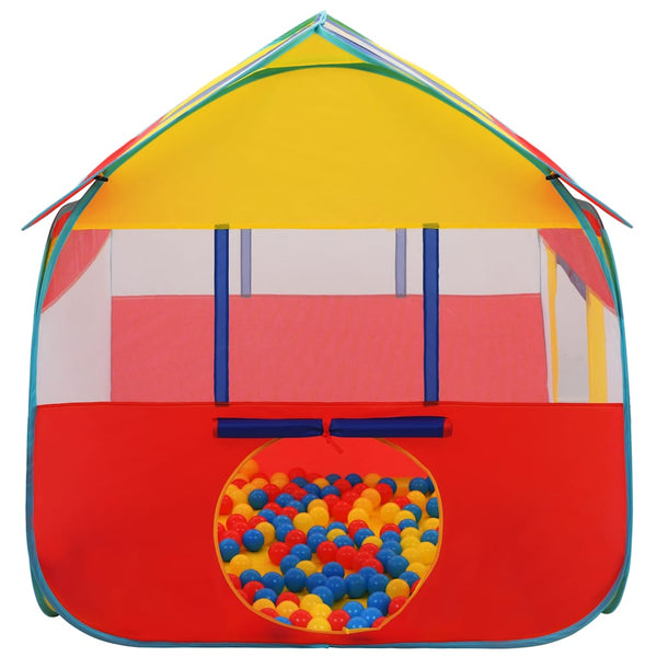 Tenda de brincar com 550 bolas 123x120x126 cm