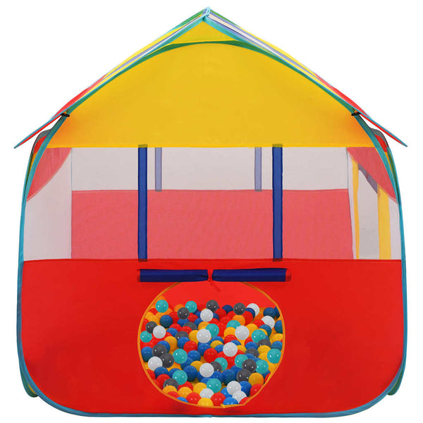 Tenda de brincar com 550 bolas 123x120x126 cm