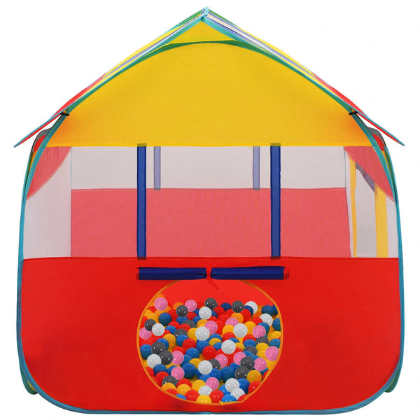 Tenda de brincar com 550 bolas 123x120x126 cm