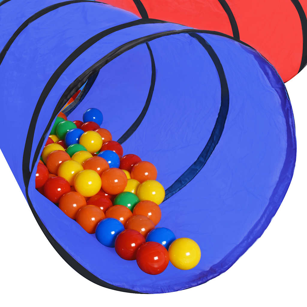 Túnel de brincar infantil c/ 250 bolas multicor