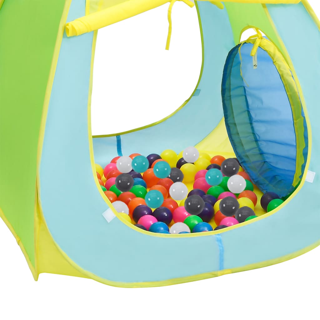 Tenda de brincar infantil com 350 bolas multicolorido