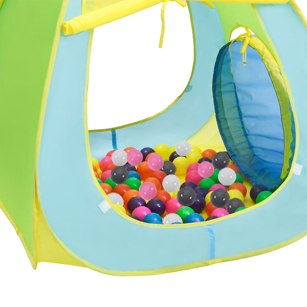 Tenda de brincar infantil com 350 bolas multicolorido
