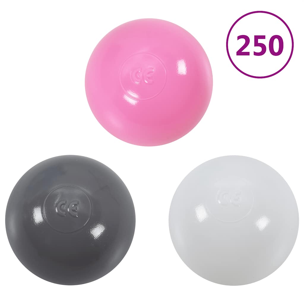 Piscina de bolas com 300 bolas para crianças 75x75x32 cm
