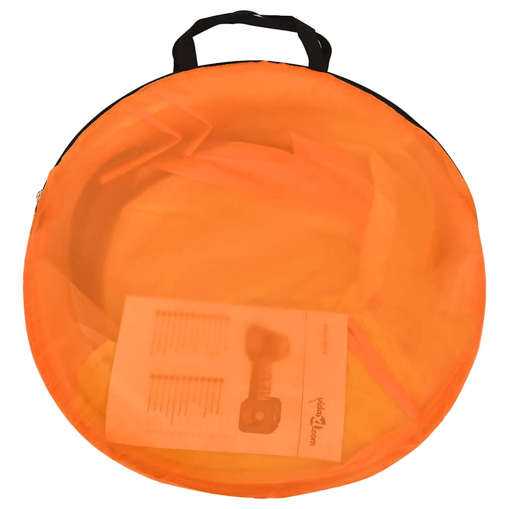 Tenda de brincar infantil com 250 bolas 338x123x111 cm multicor