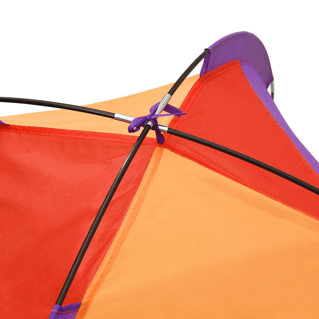 Tenda de brincar infantil com 250 bolas 338x123x111 cm multicor