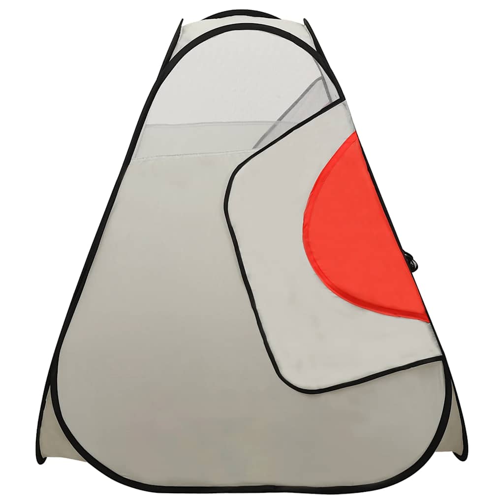 Tenda de brincar elefante com 250 bolas 174x86x101 cm cinzento