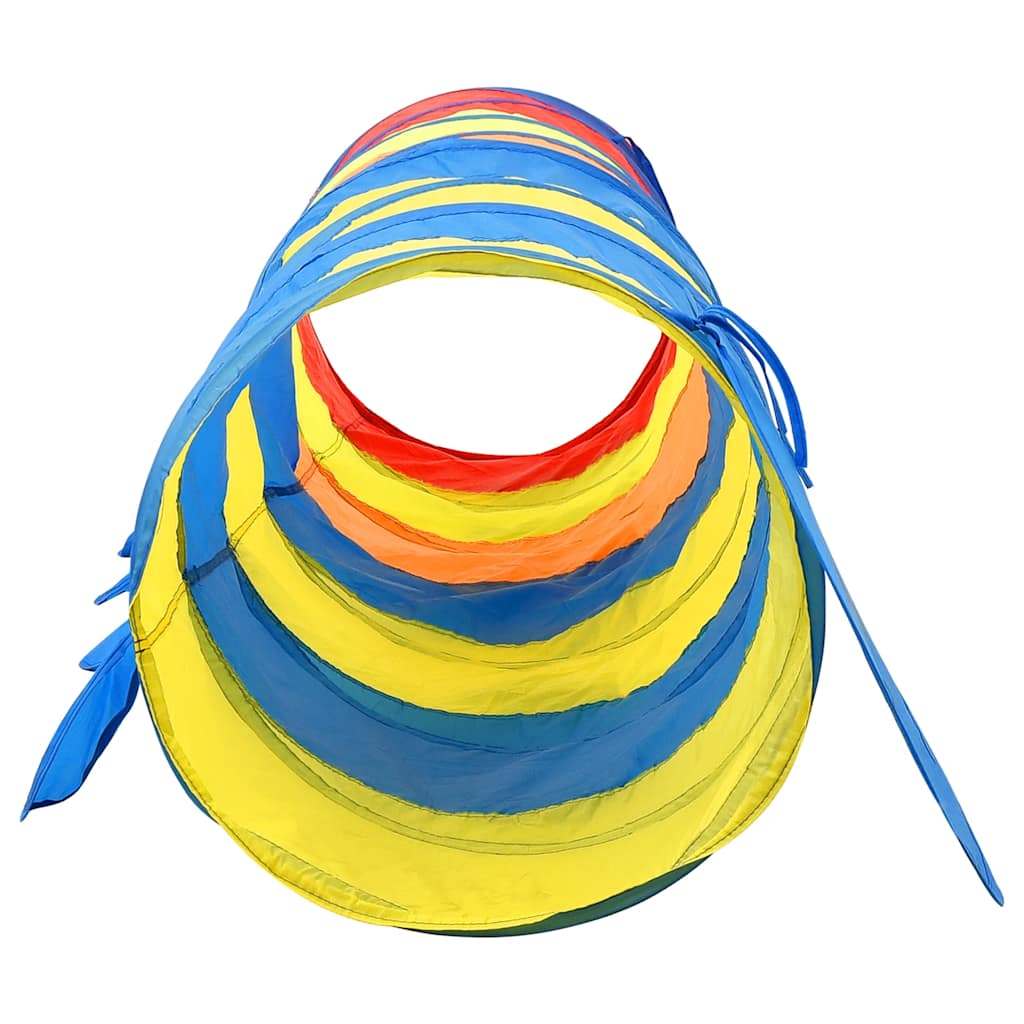 Túnel de brincar infantil c/ 250 bolas 245cm poliéster multicor