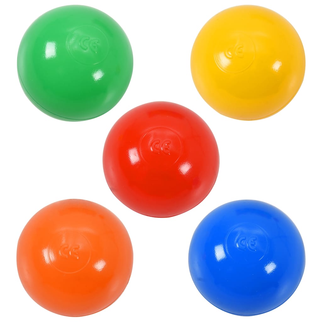 Túnel de brincar infantil c/ 250 bolas 245cm poliéster multicor