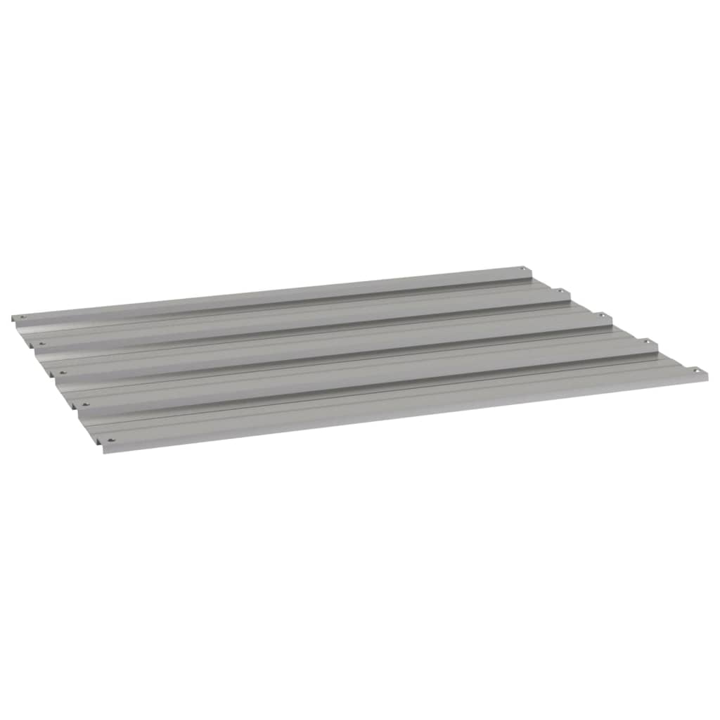 Painel de telhado 12 pcs 60x44 cm aço corten cor enferrujado