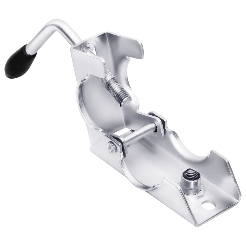 Roda jockey p/ reboque c/ braçadeira de divisão aço galvanizado