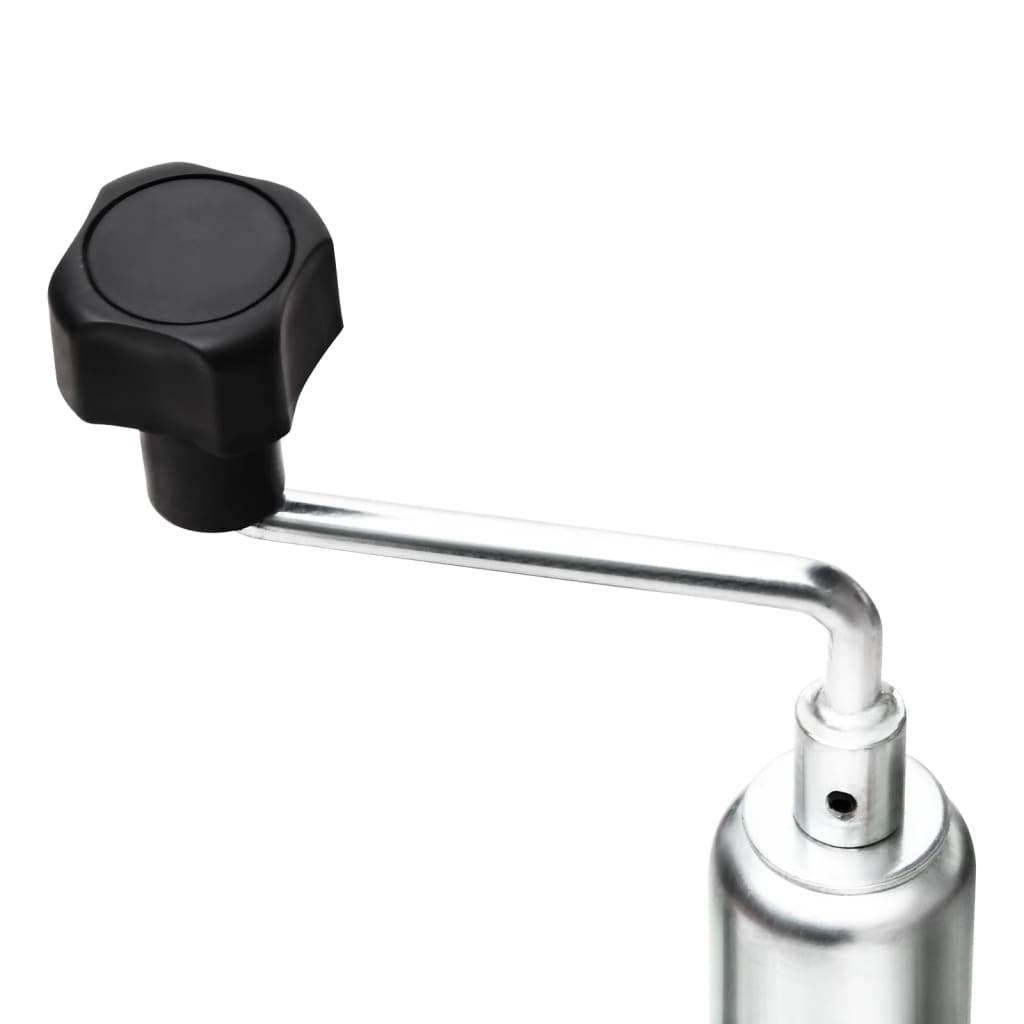 Roda jockey p/ reboque c/ braçadeira de divisão aço galvanizado