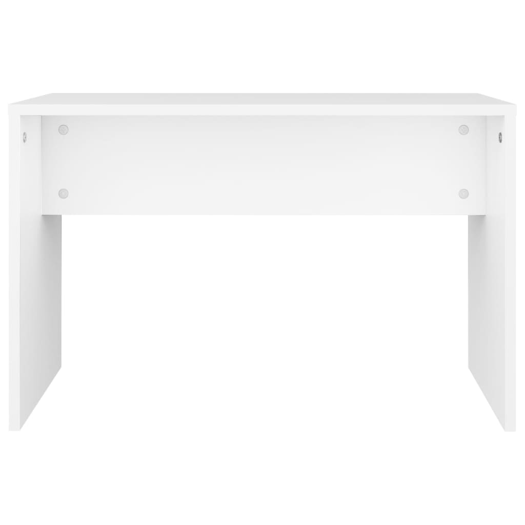 Banco de toucador 70x35x45 cm derivados de madeira branco
