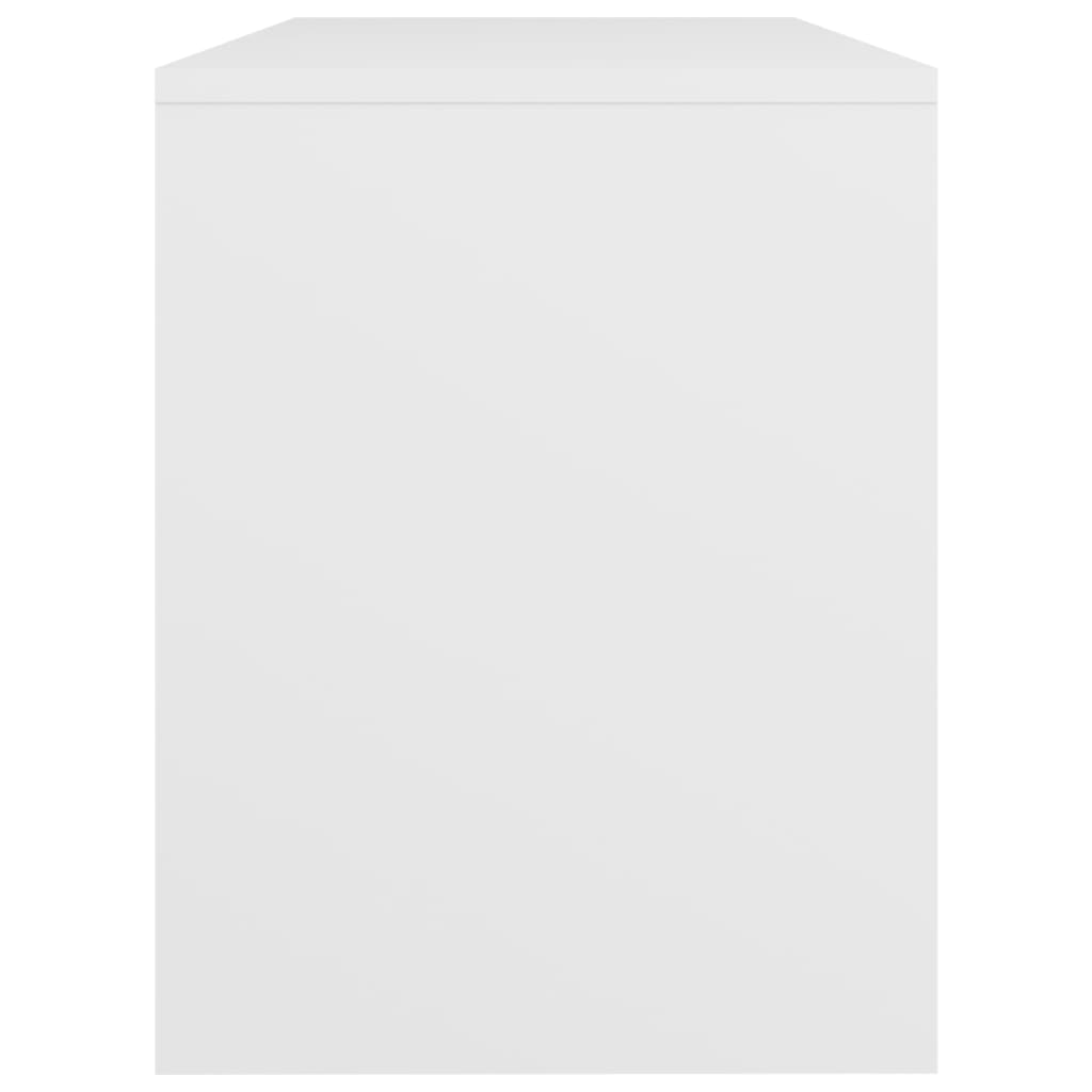 Banco de toucador 70x35x45 cm derivados de madeira branco