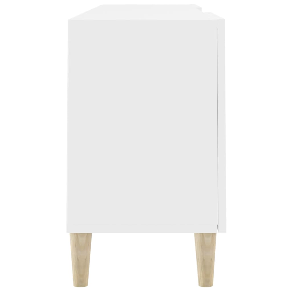 Móvel para TV 150x30x50 cm madeira processada branco