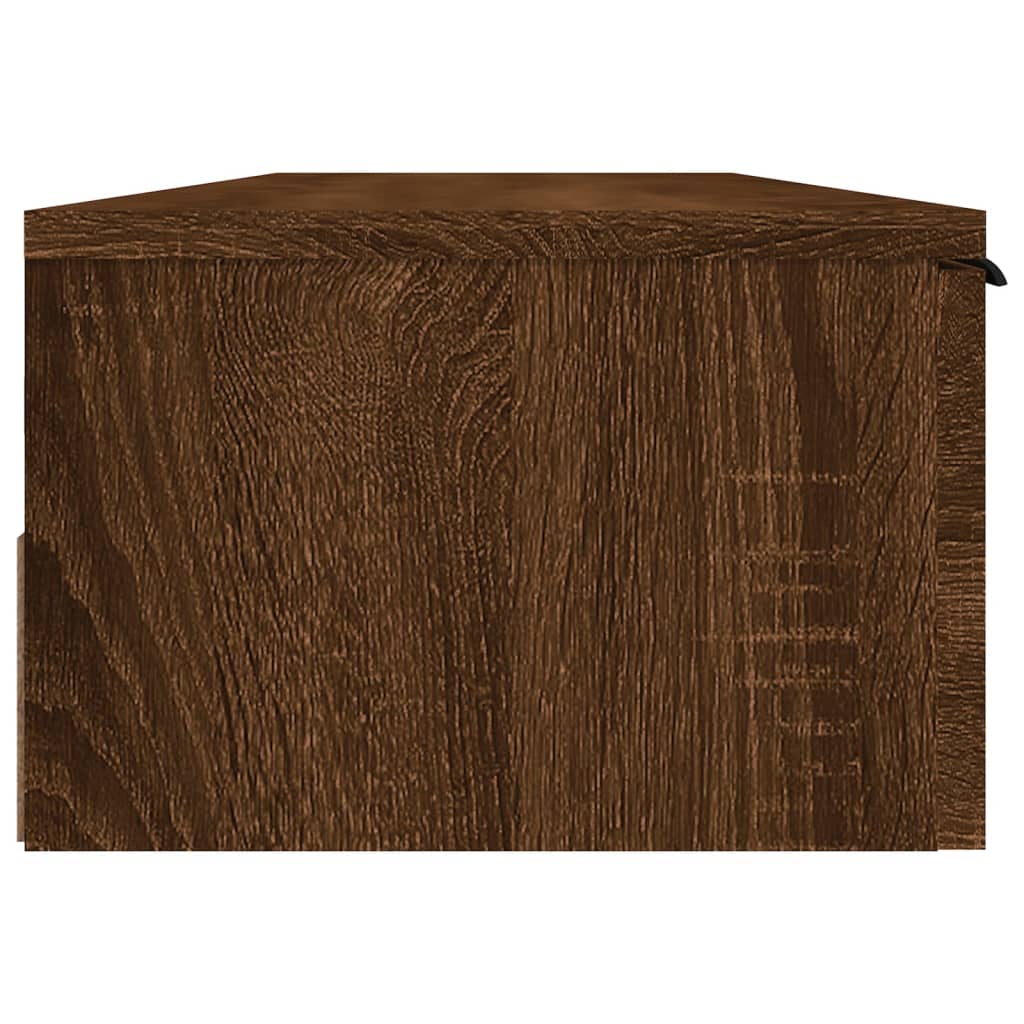 Armário parede 102x30x20 cm derivados madeira carvalho castanho