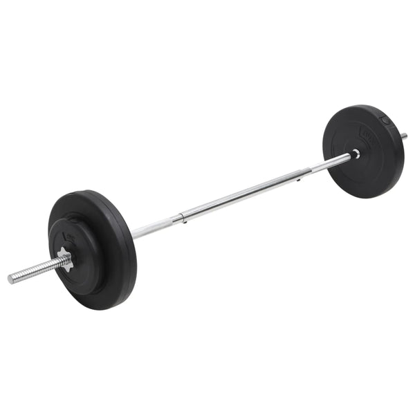 Conjunto de barra com discos 30 kg
