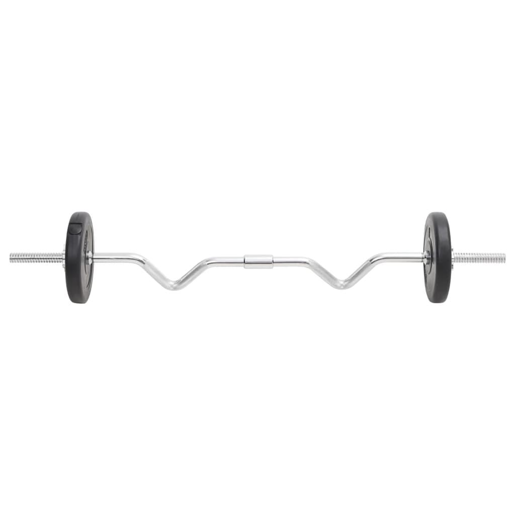 Conjunto de barras e discos 30 Kg