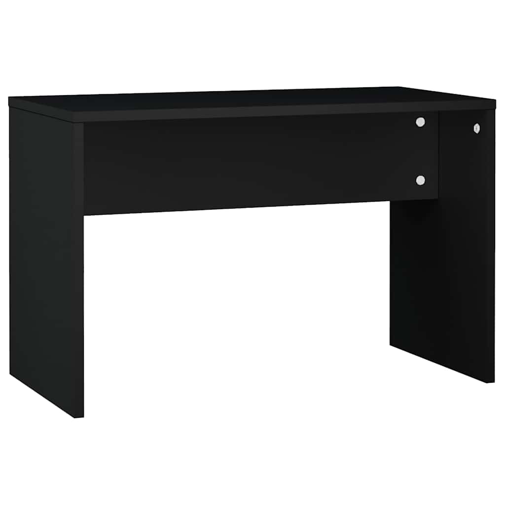 Conjunto de toucador com luzes LED derivados de madeira preto
