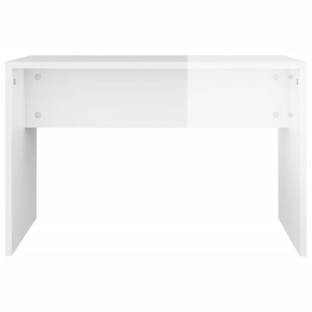 Conjunto toucador 74,5x40x141 cm branco brilhante