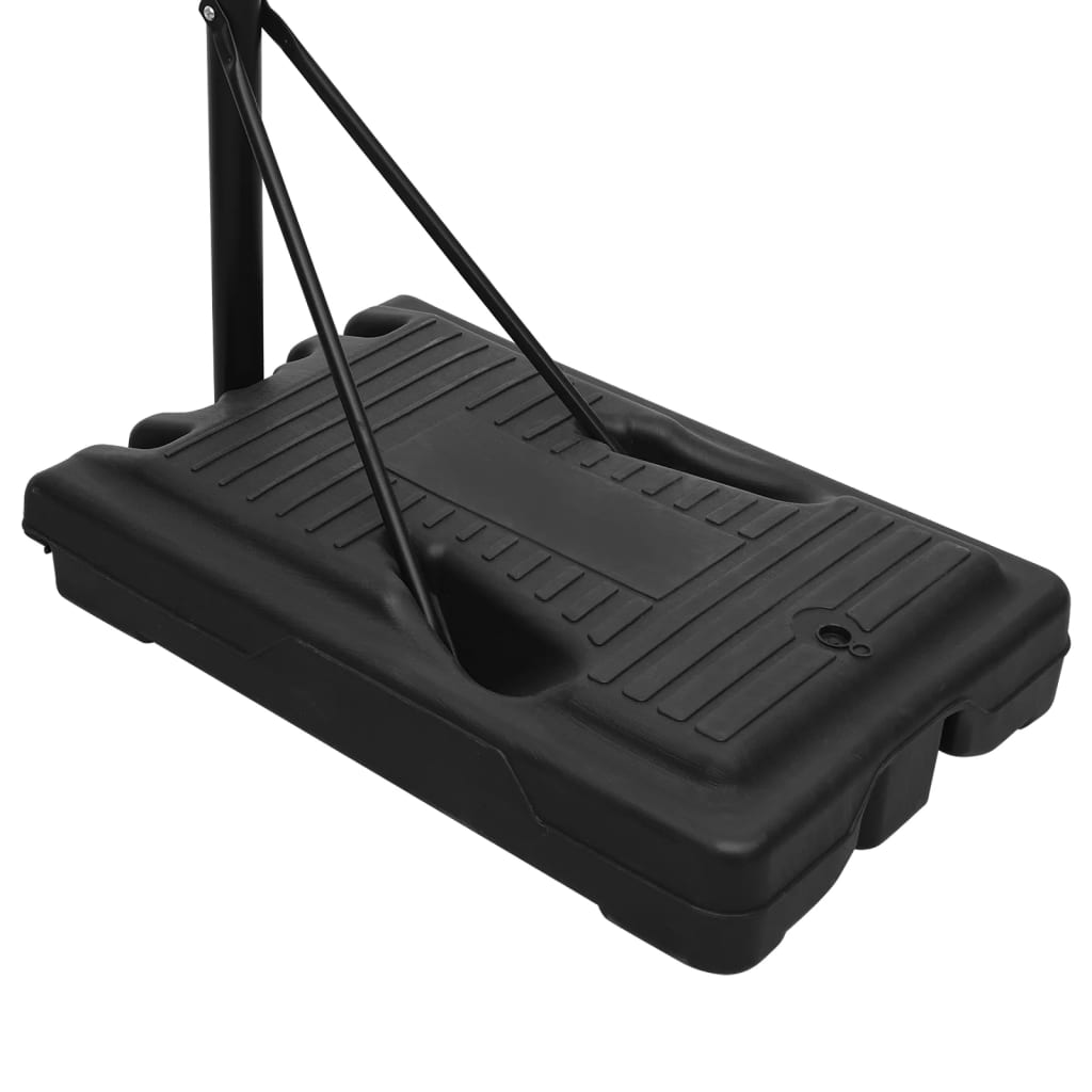 Tabela de basquetebol 282-352 cm polietileno preto