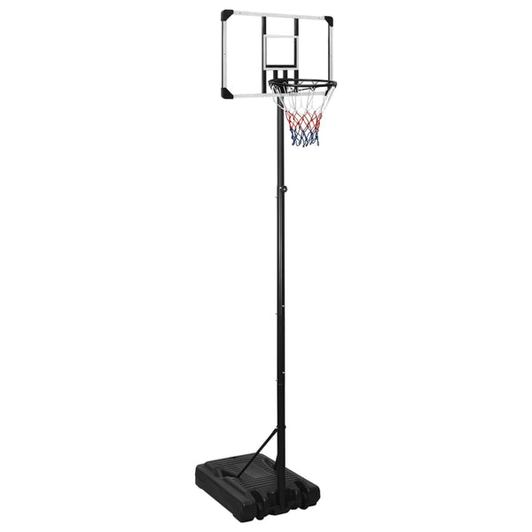 Tabela de basquetebol 280-350 cm policarbonato transparente