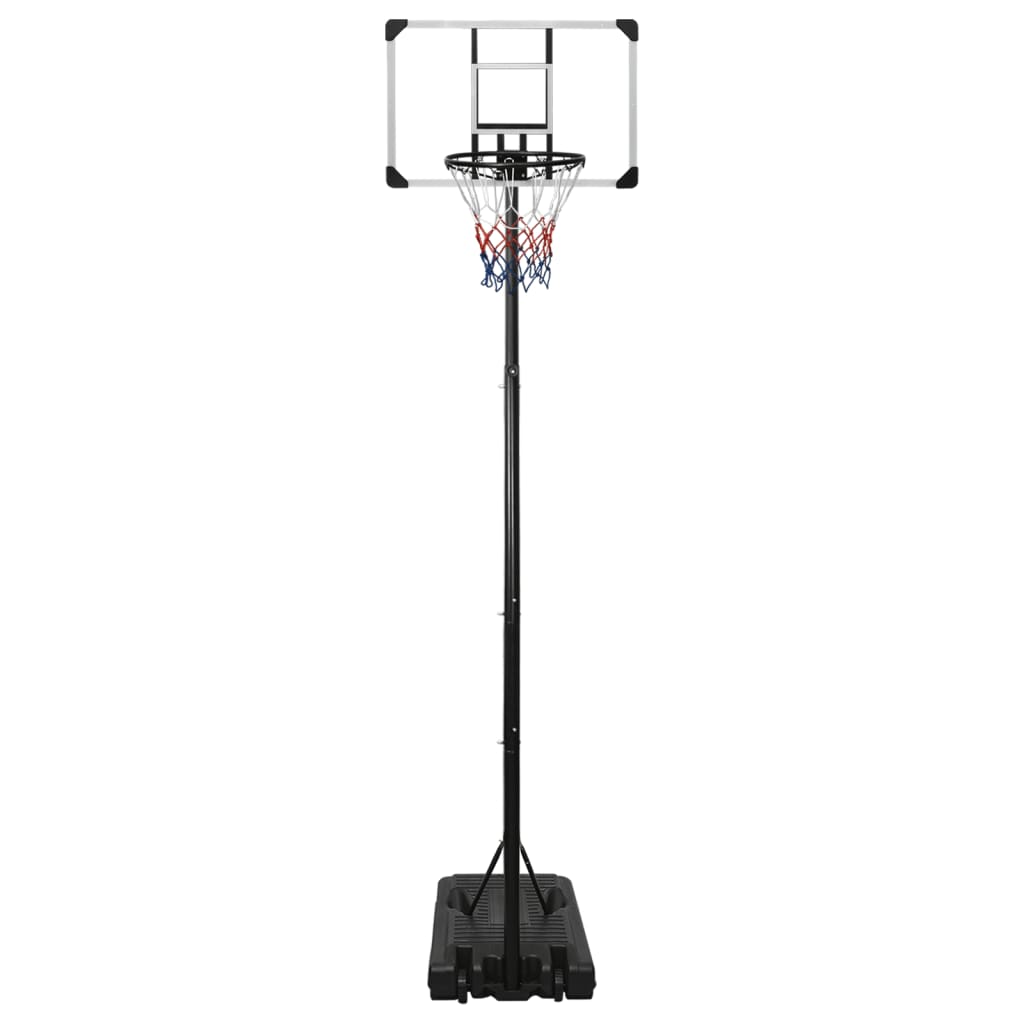 Tabela de basquetebol 280-350 cm policarbonato transparente