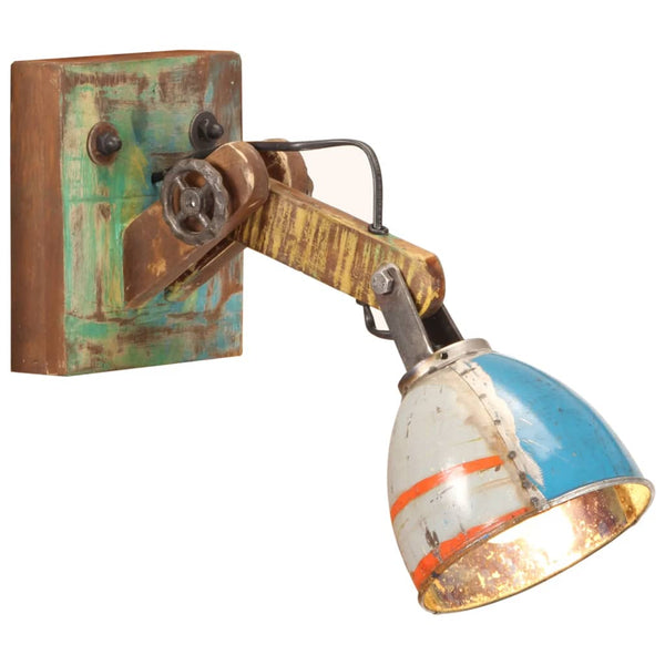 Candeeiro de parede redondo estilo industrial E27 multicor