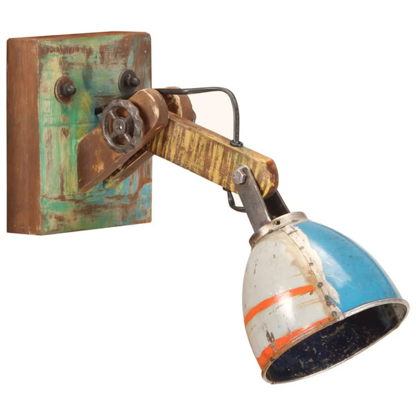 Candeeiro de parede redondo estilo industrial E27 multicor