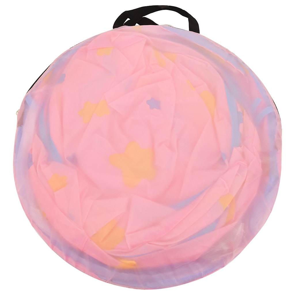 Tenda de brincar infantil 301x120x128 cm rosa