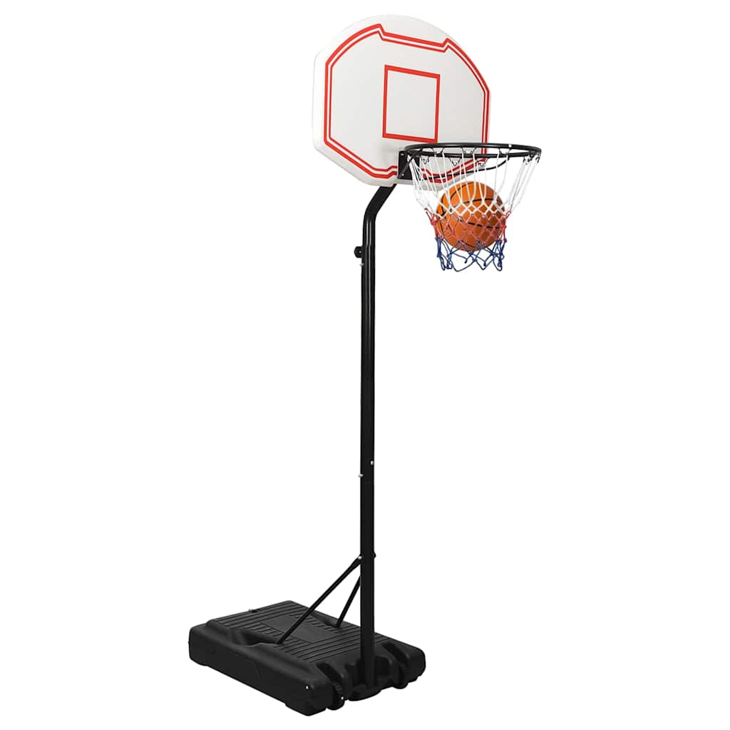 Tabela de basquetebol 237-307 cm polietileno branco
