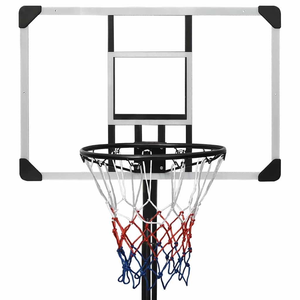 Tabela de basquetebol 235-305 cm policarbonato transparente