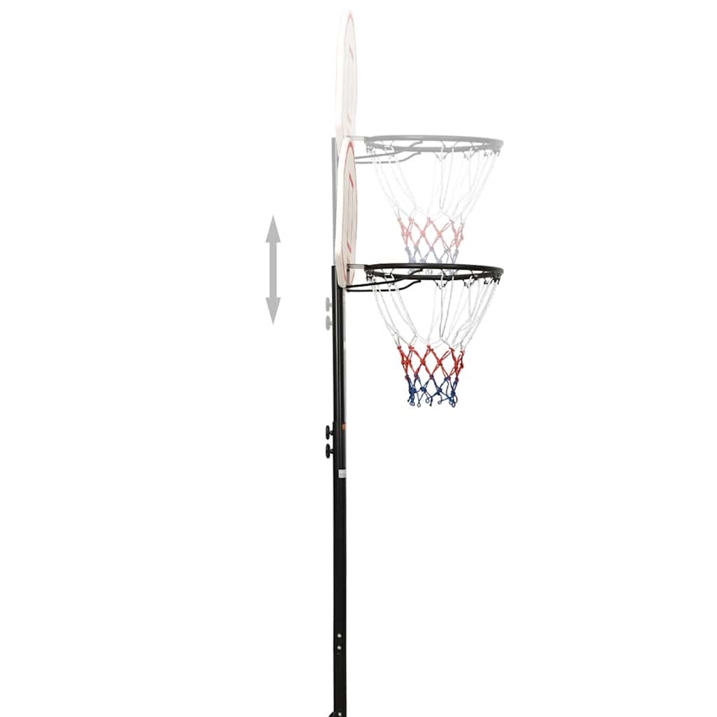 Tabela de basquetebol 216-250 cm polietileno branco
