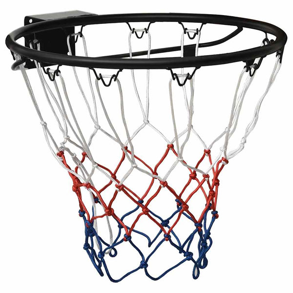 Cesto de basquetebol 45 cm aço preto