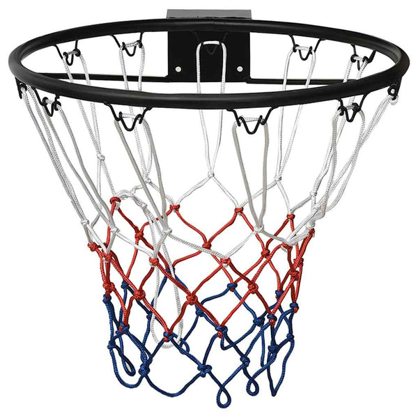 Cesto de basquetebol 45 cm aço preto