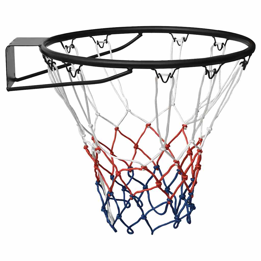 Cesto de basquetebol 45 cm aço preto