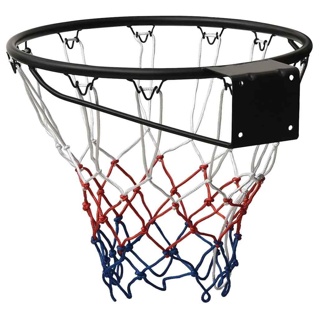 Cesto de basquetebol 45 cm aço preto