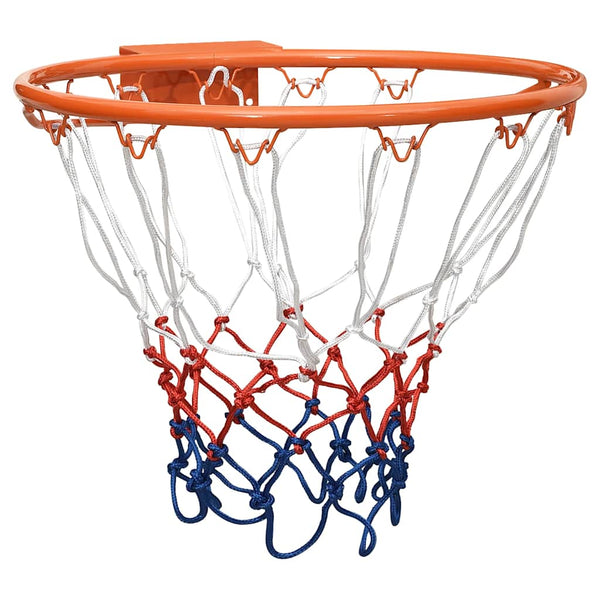 Cesto de basquetebol 39 cm aço laranja