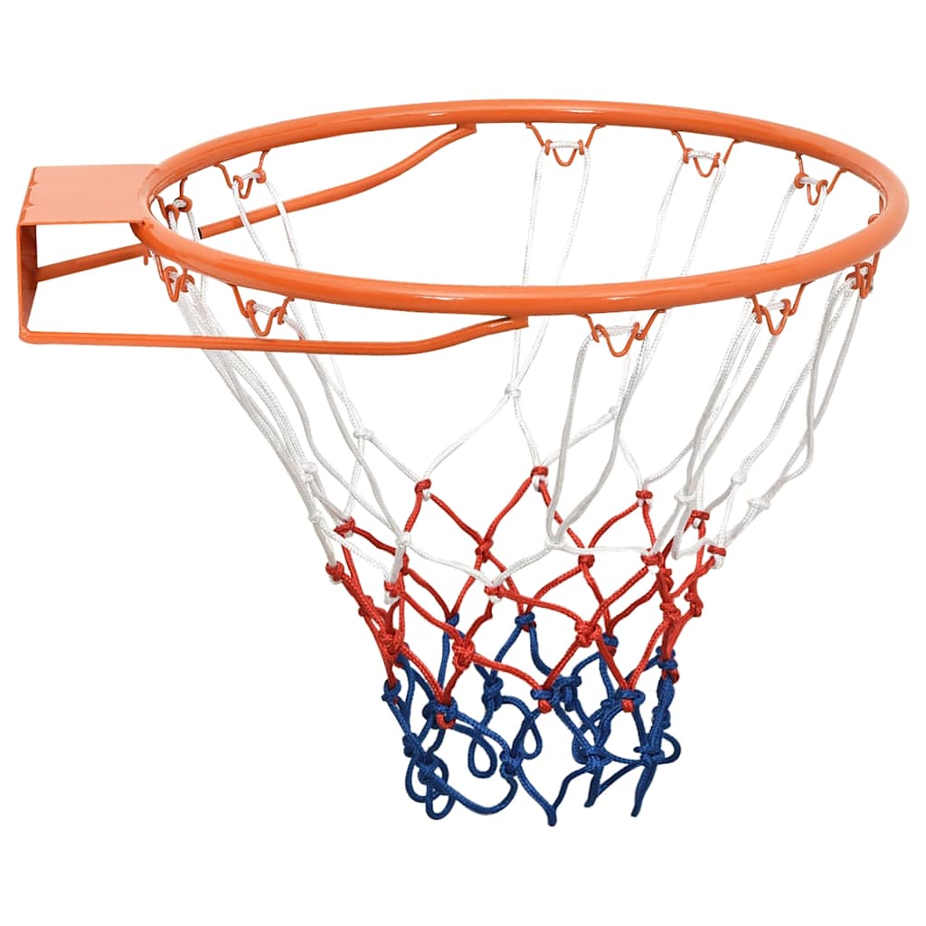 Cesto de basquetebol 39 cm aço laranja