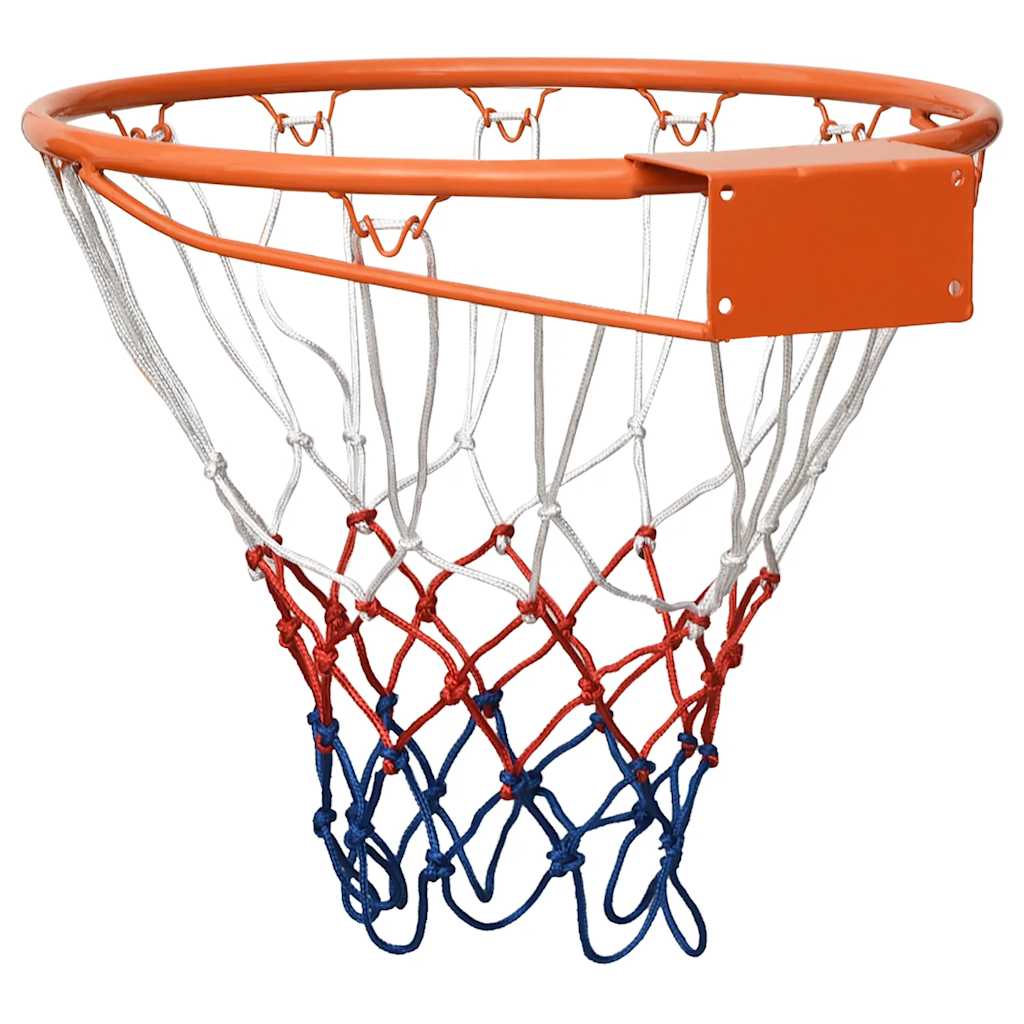 Cesto de basquetebol 39 cm aço laranja