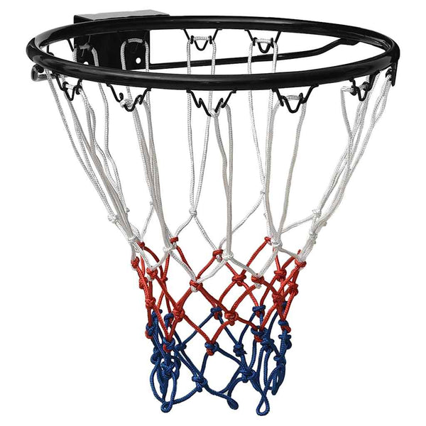 Cesto de basquetebol 39 cm aço preto