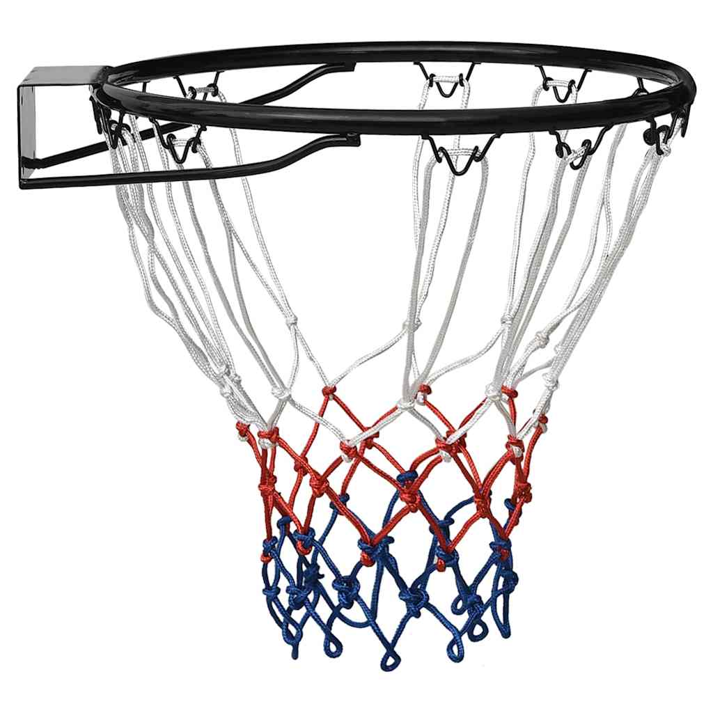 Cesto de basquetebol 39 cm aço preto