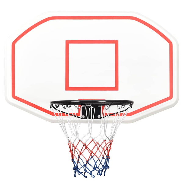 Tabela de basquetebol 109x71x3 cm polietileno branco