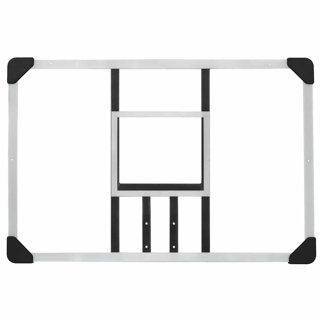 Tabela de basquetebol 90x60x2,5 cm policarbonato transparente