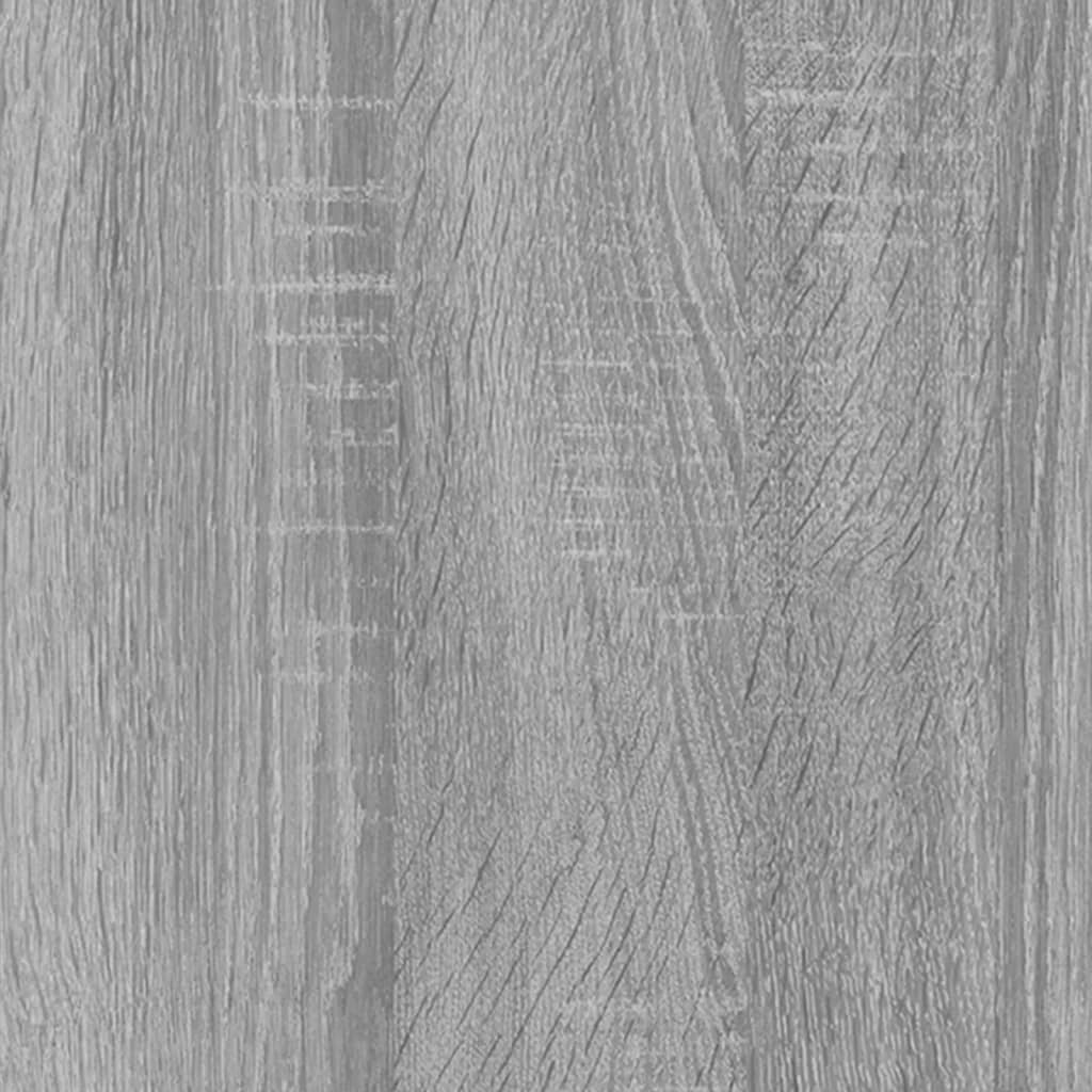 Armário parede 2pcs 60x36,5x35cm madeira processa. cinza sonoma