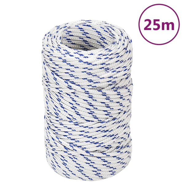 Corda de barco 2 mm 25 m polipropileno branco
