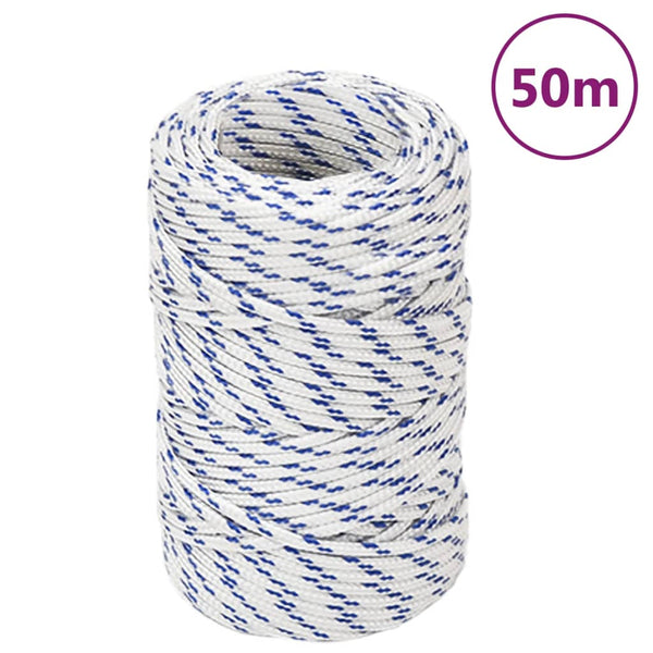 Corda de barco 2 mm 50 m polipropileno branco