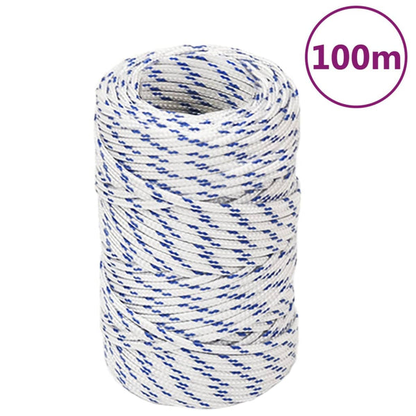 Corda de barco 2 mm 100 m polipropileno branco